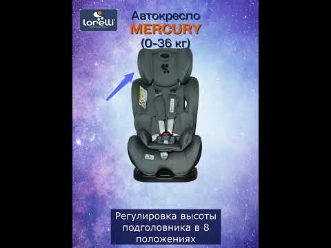 Миниатюра изображения товара Автокресло Lorelli Mercury Cosmos / 10071322345 (черный)