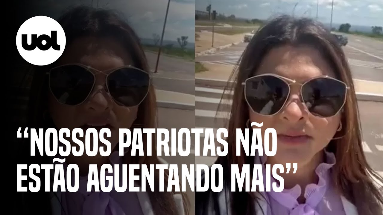 Bolsonarista grava vídeo em apoio a golpistas presos: 'Não suportam mais'