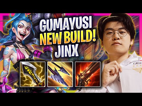 GUMAYUSI TRIES NEW JINX BUILD IN THE NEW SEASON! - T1 Gumayusi Plays Jinx ADC vs Miss Fortune!