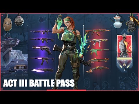 Valorant Act III Battle Pass Skins and New Agent & Ability