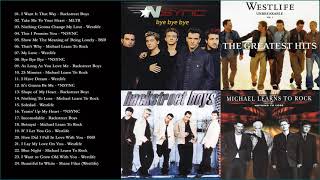 Download lagu Westlife, Backstreet Boys, NSYNC, MLTR Greatest Hits Playlist Full album 2021 - Best of NSYNC mp3