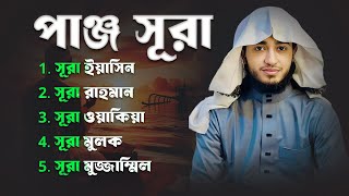 পাঞ্জে সূরা | ৫টি বরকতময় সূরা এক ভিডিওতে | হৃদয় ছুঁয়ে যাওয়া কণ্ঠে কুরআন তেলাওয়াত