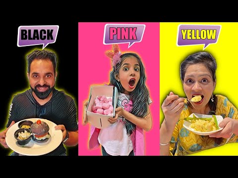 EATING Only One COLOR of FOOD For 24 Hours CHALLENGE | Harpreet SDC SDC