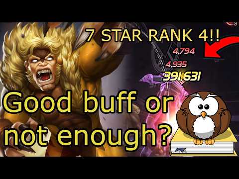 7* RANK 4 Sabertooth: Is he worth the cost?? - Marvel Contest of Champions