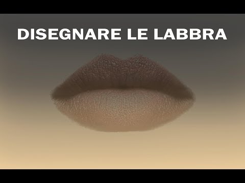 DISEGNARE LE LABBRA - struttura di base