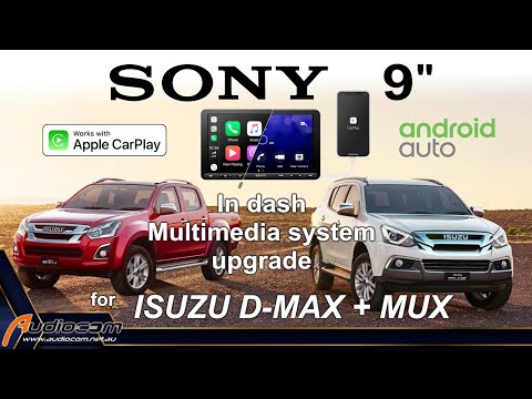 How to DIY upgrade your MUX or DMAX with a 9" Sony Car Play