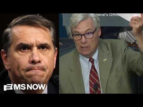'Answer our questions!': Sen. Whitehouse tells Blanche this DOJ is the 'most troubled' in history