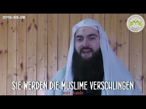 Amir Al-Kinani-Sie werden über euch Muslime herfallen, wie über das Essen - Denn Schaum ist wie Luft