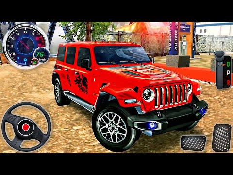 Offroad 4x4 Jeep Driving Simulator 2023 - Luxury SUV Uphill Drive Games - Android Gameplay