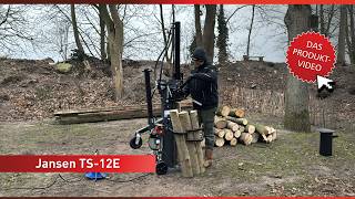 Štiepačka dreva Jansen TS-12E, 12 ton s elektrickým motorom 5kw, vertikálna