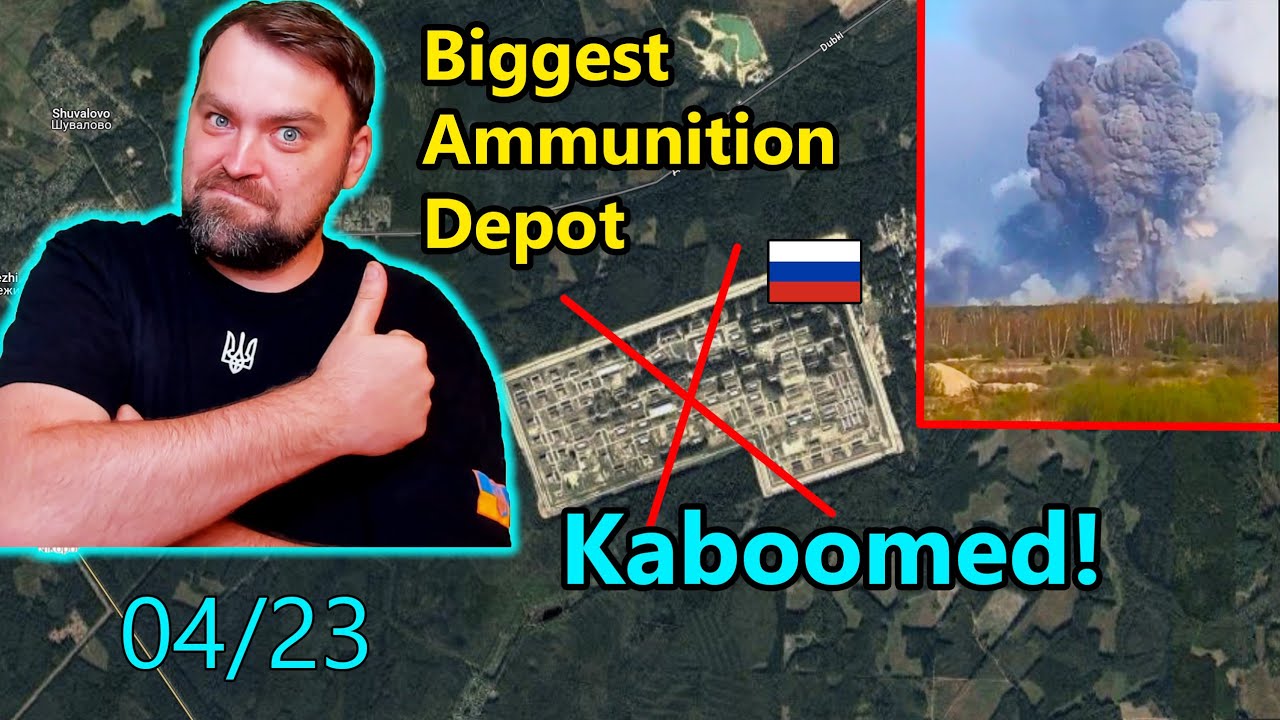 Update from Ukraine Wow! Huge Ruzzian Ammunition Warehouse Kaboomed near Moscow