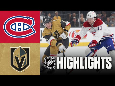 Canadiens vs. Golden Knights | NHL Highlights | November 28, 2025