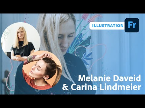Illustration auf Fotos mit Carina Lindmeier und Melanie Daveid | Adobe Live