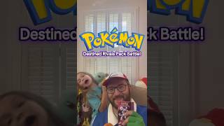 Destined Rivals Pack Battle! #pokemoncards #hobby #cutekids #wholesome #fun #cute #cosplay #family