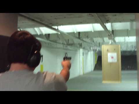 Shooting a Cz Luger 9mm Pistol