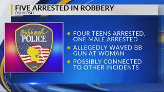 Five arrested in Robbery