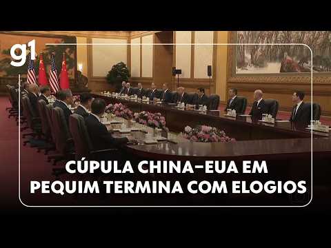 BDBR: Primeiro dia da cúpula China–EUA em Pequim termina com elogios e avanços comerciais