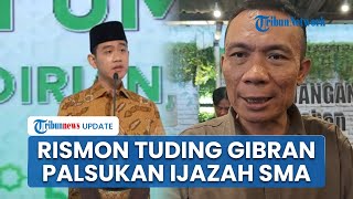 Rismon Tuding Gibran Palsukan Ijazah SMA! Sekolah Setahun Langsung Kuliah, Kini Desak Dimakzulkan