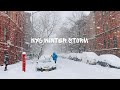 [4K]🇺🇸NYC Winter Walk | Heavy Snowfall in NYC, Biggest Snowstorm in 5 Years | Feb 1, 2021