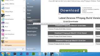 FFMPEG: Installing FFMPEG On Windows FFMPEG: Installing FFMPEG On Windows
