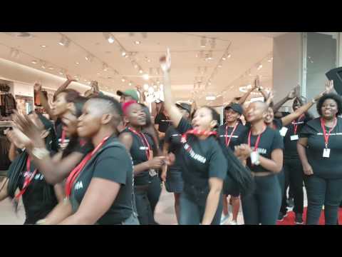 H&M staff entertains crowds at Mall of the North Polokwane