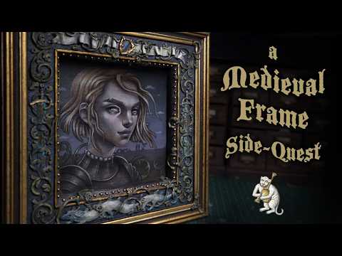 Sculpting a frame for a Painting | Polymer Clay