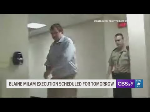 Blaine Milam scheduled for execution Thursday night
