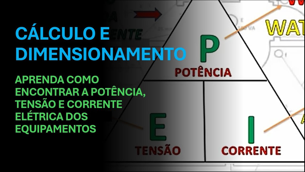 Como calcular Tensão, Corrente e Potência Elétrica - AULA 09