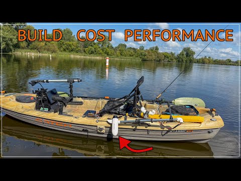 Leichter Kajak-Trolling-Motor (Pelican Catch 100, Watersnake ASP T18)