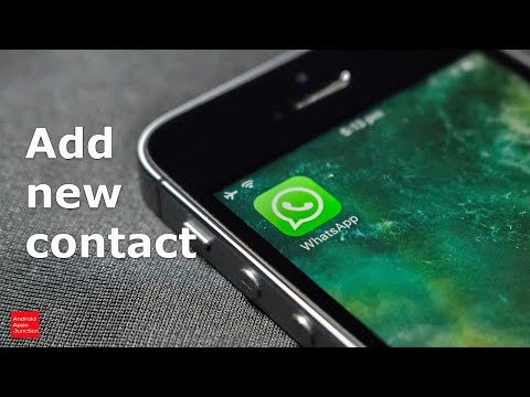 How to add new contacts to WhatsApp