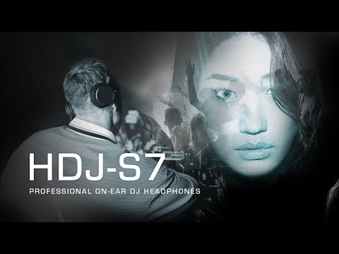 Pioneer DJ HDJ-S7 professional on-ear DJ Headphones - Deeper Connection