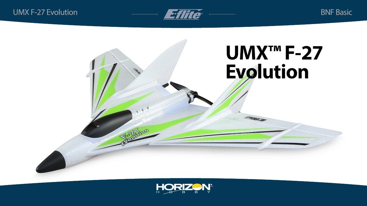 E-flite F-27 Evolution 0.4m SAFE Select BNF Basic