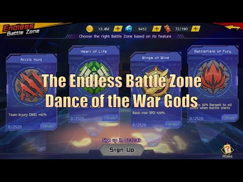 Dance of the WAR GODS! ENDLESS BATTLE ZONE GUIDE!!! || One Punch Man The Strongest SEA