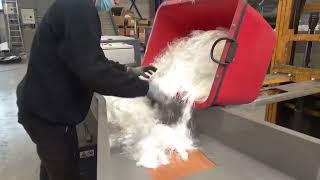 ガラス繊維の切断