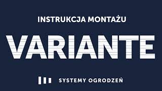 System ogrodzeniowy - przęsło VARIANTE model 150, 200x120 cm, kolor czarny - Ultramat 9005 (Foto 0)