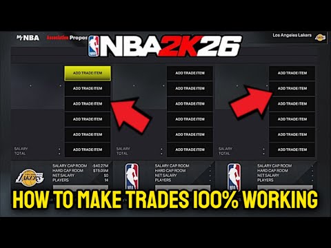 NBA 2K26 - How To Make Trades 100% WORKING (MyNBA)