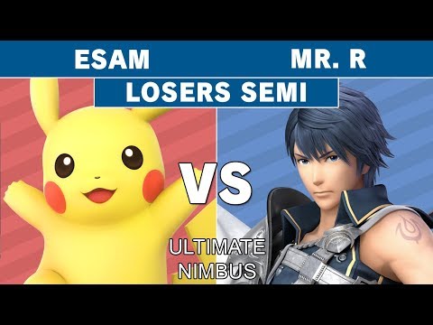 Ultimate Nimbus - PG | ESAM (Pikachu) VS BC | Mr. R (Chrom) Top 8 Losers Semi - Smash Ultimate
