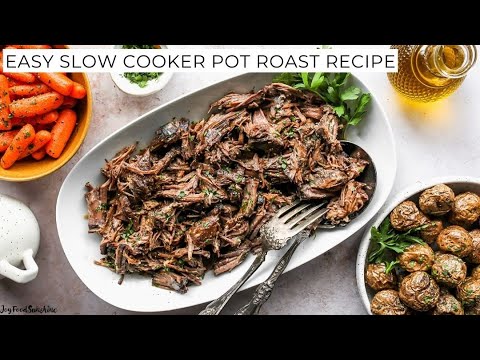 Balsamic Slow Cooker Pot Roast Recipe