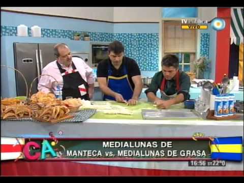 Medialunas de manteca y grasa