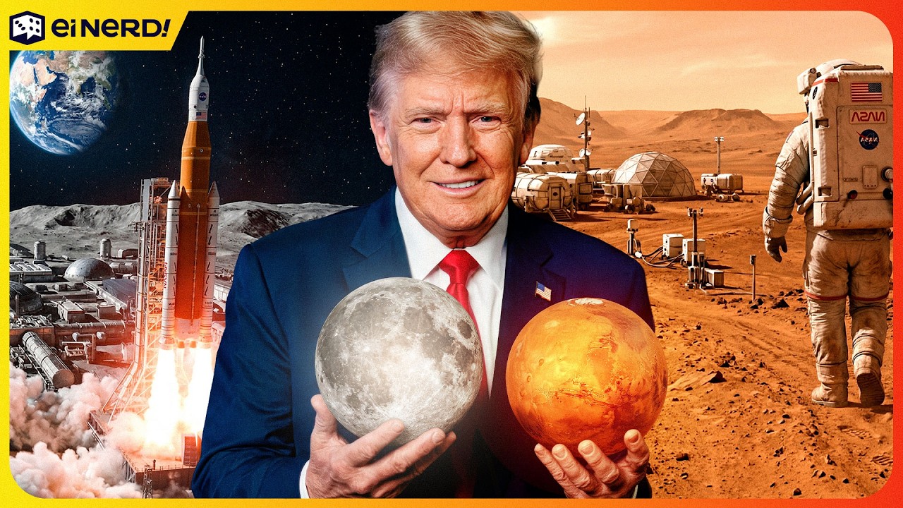 TRUMP AGORA QUER A LUA E MARTE