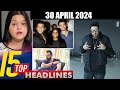 Top 15 Big News of Bollywood | 30th April 2024 | Tiger 3, SRK, Ruslaan