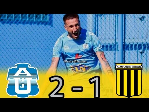 Primera B : J.J. URQUIZA 2 - 1 ALMIRANTE BROWN | (Los Goles)