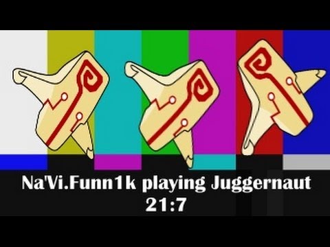 Na'Vi.Funn1k playing Juggernaut 21:0 Dota 2