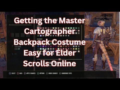 Getting the Master Cartographer Backpack Costume Easy