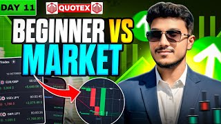 Day 11 Beginner Trader Growth Journey | Quotex Live Trading Strategy 