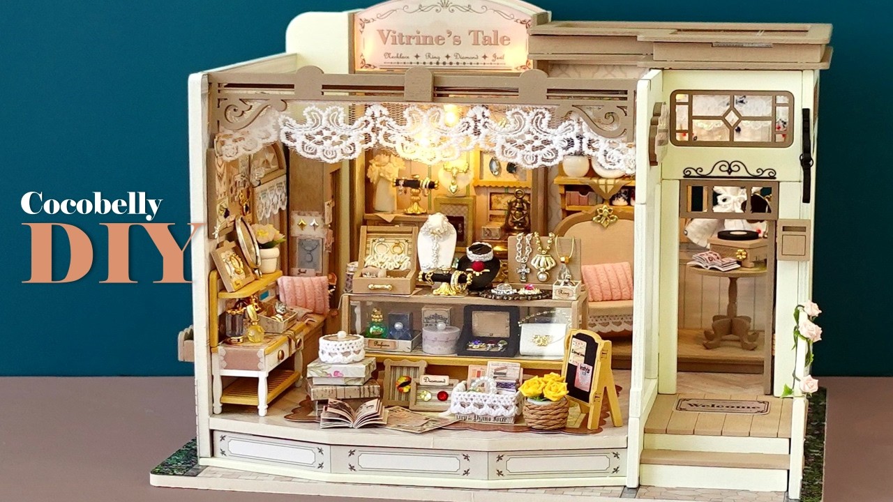Vitrine's Tale DIY Miniature Dollhouse Fifijoy