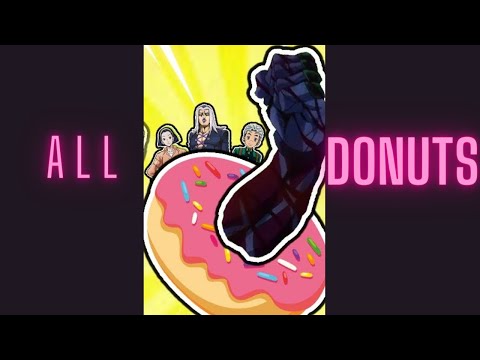 [60FPS] All Donuts In JoJo
