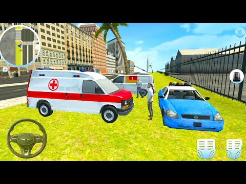 Roof Jumping Ambulance Sim - First Aid VANs Drive #12 - Android Gameplay