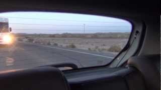 preview picture of video 'US Route 95 Highway, Passed and followed by Emergency Management Services Vehicle, Dome Valley, AZ'