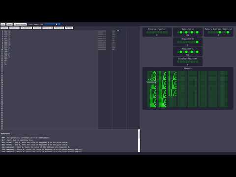 Discrete 8-Bit Computer #37 - Simulator